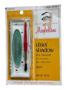 Maybelline Ultra Shadow Eye Shadow - Jade Green Vintage New